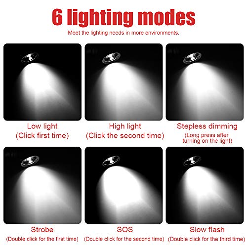 Pêche camping lampe de poche LED frontale étanche et projecteur de tête