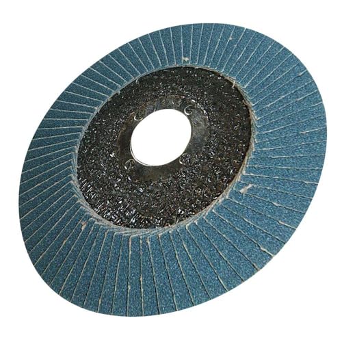 Silverline Zirkonium Fächerschleifscheiben 115mm Körnung 80 - 675279
