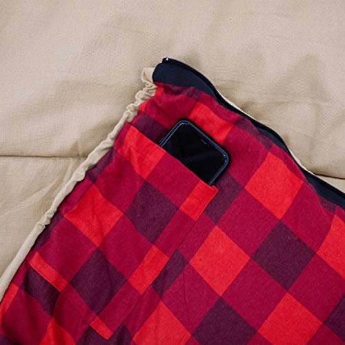 Bushnell Bolsa de Dormir Rectangular Caqui Extra Grande para Adultos miniatura 5