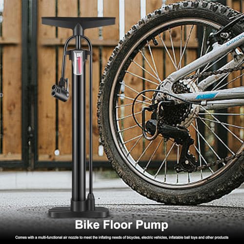 Bomba de ciclismo, bomba de piso - Bomba de piso para bicicletas de alta pressão,Bomba de ar para bi