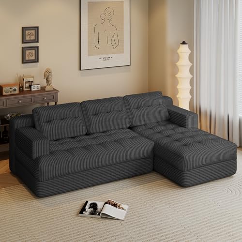 Boneless Couch, 2026 New Boneless Sectional Couch with Deep Seat