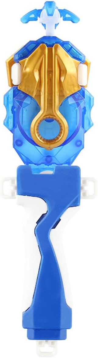 Launcher & Grip, Battle Top Burst B-184 Custom Bay Launcher LR Left and Right Spin DB Layer System (Blue Set)