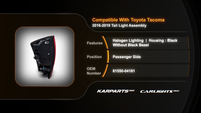 P.TOMA15様・専用 Amazon.com: OE Replacement TOYOTA TACOMA_PICKUP_2WD Tail