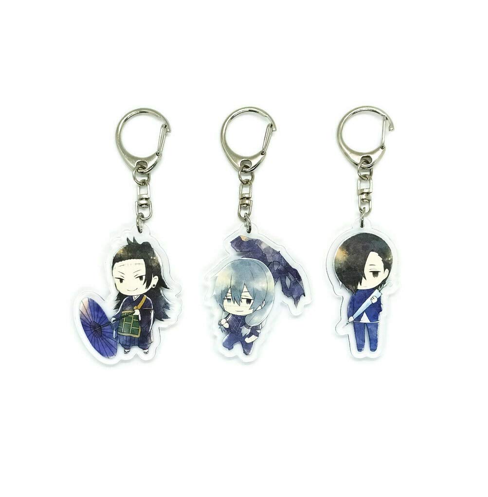 Inc. - Set of 3 Jujutsu Kaise Acrylic Keychain Mahito, Suguru Getou, Junpei Yoshino
