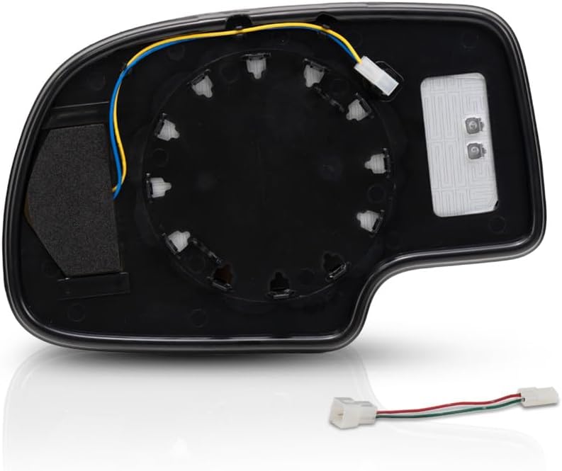 For Chevy Silverado 1500/2500 HD 2003 04 05 2006 Mirror Glass Passenger Side | Heated | w/Backing Plate & Signal Light | Convex Glass Type | All Cab Type | Include 2007 Classic | 88944392 | GM1325102