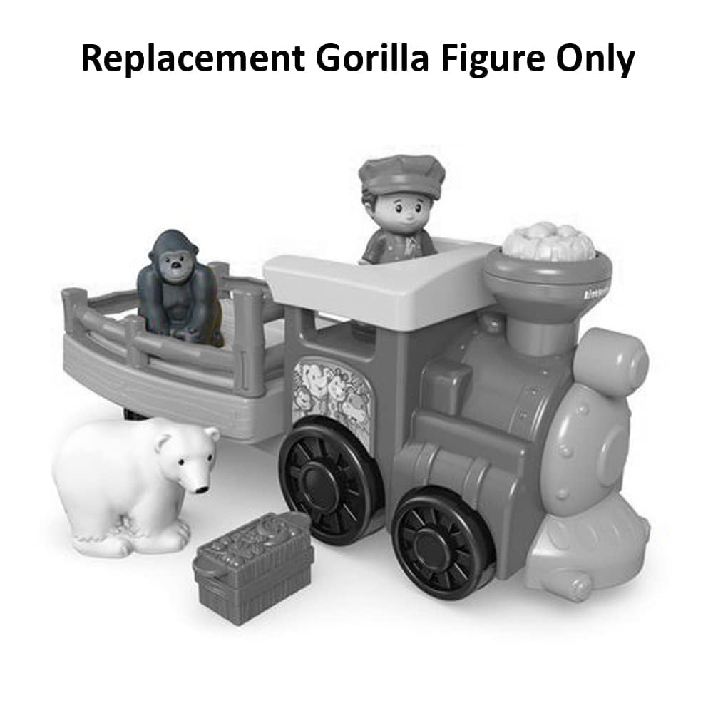 Fisher-Price Ersatzteil Little People Choo-Choo Zoo Zug Spielset CMP36 - Ersatz Gorilla Figur