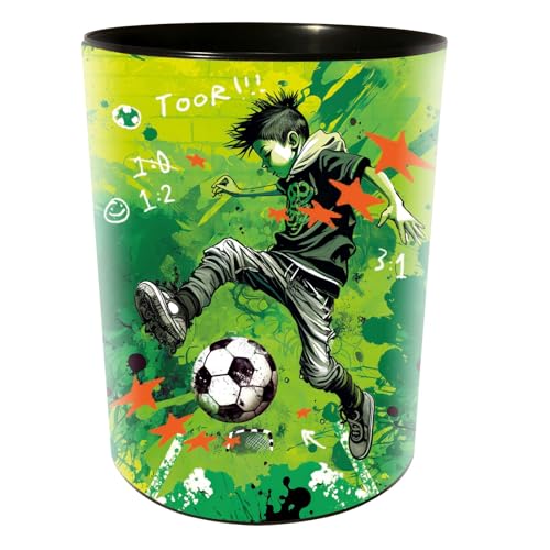 Image of goldbuch Green Plastic Waste Paper Bin 82 133