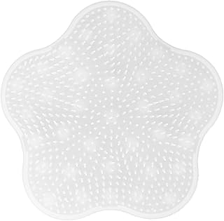 DOACT Foot Scrubber Mat, Shower Foot Scrubber Shower Silicone Foot Scrubber Foot Scrubber for Use in Shower with Non-Slip Suction Cups for Shower Floor to Soothe Achy Feet Foot Massager