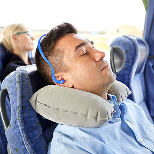 Banded Ear Plugs Band Earplugs Silicone Banded Hearing Protection And Replacement Earplugs Inner-Aural Ear Plugs For Sleeping, Shooting, Travel And Construction Work (18 Pairs) #TOP5