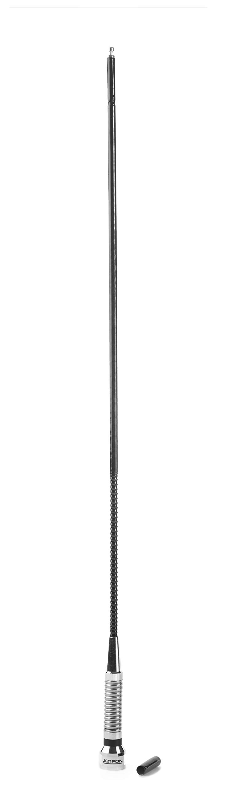 M-1100 Antena Móvil CB 27MHz - Longitud 71cm, Ganancia 2dB, Potencia 150W - Conector PL-259, Ideal para Camiones, Caravanas y Balcones