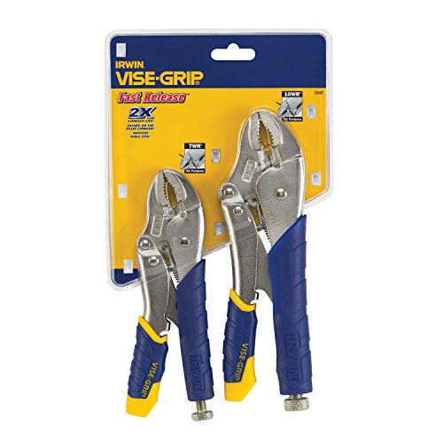 Irwin Tools Vise-Grip Locking Pliers, Fast Release, 2-Piece Set (214T) #TOP6