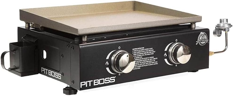 Pit Boss PB336GS Two Burner Portable Flat Top Griddle Pit Boss PB336GS Two Burner Portable Flat Top Griddle