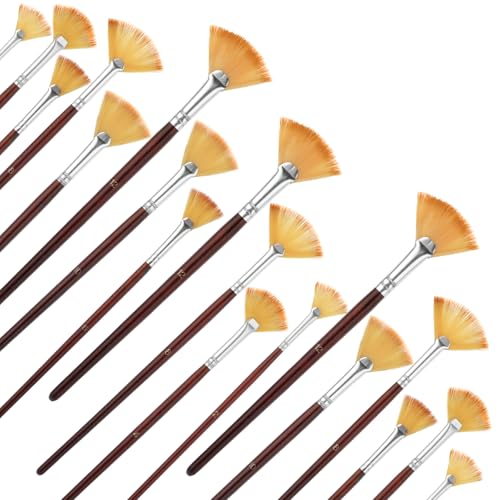 10 Best Fan Brushes for Painting That Every Artist Should Own 7 18 Pcs Professional Artist Paint Brush Set