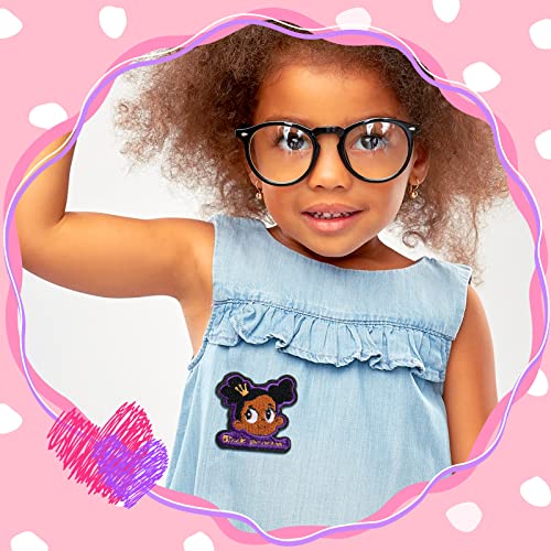 12 Pieces Black Girl Embroidered Patches Iron Sew On Patch Applique Grl Pwr Princess Rules Fabric Clothing Accessories Badge Diy For Clothes Jackets Hat Jeans Backpack Decoration Appliqued #TOP5