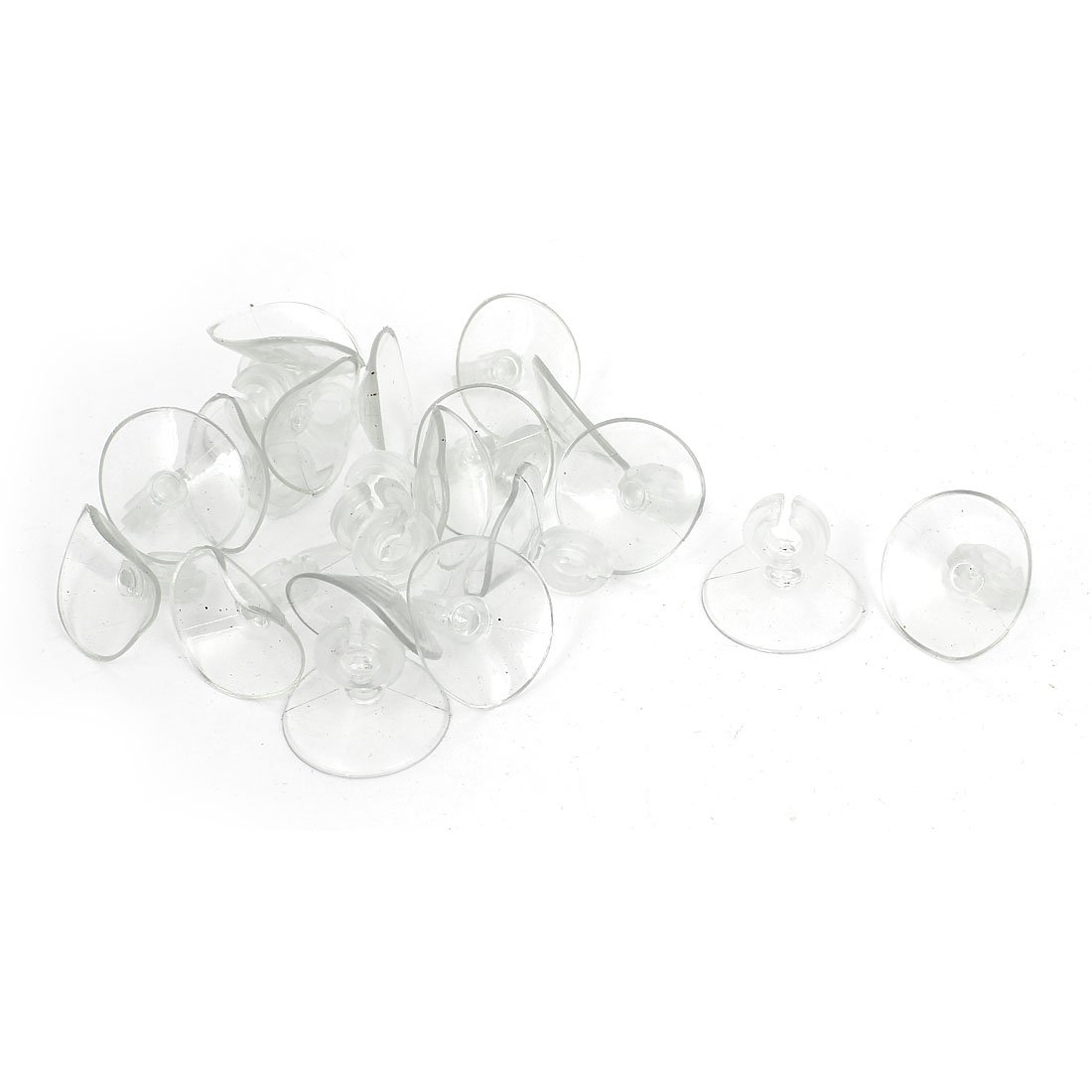 Sourcingmap Aquarium Sucker Suction Cups Air Line Pipe Pump Tube Wire Holder Clips 27mm Dia 20 Pcs