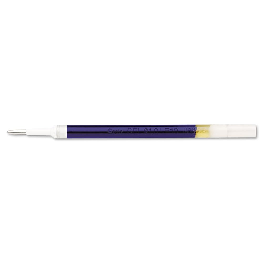 Pentel Refill Ink for BL60 EnerGel Liquid Gel Pen, 1.0mm, Metal Tip, Blue Ink, 1-Pack (LR10-C)
