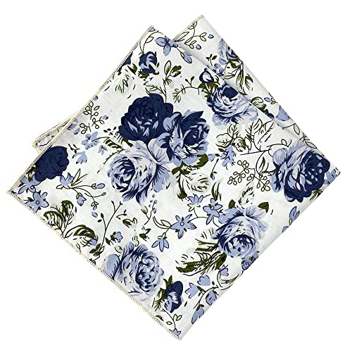 Image of Kebocis Men's Floral Pocket Square Handkerchief for Men