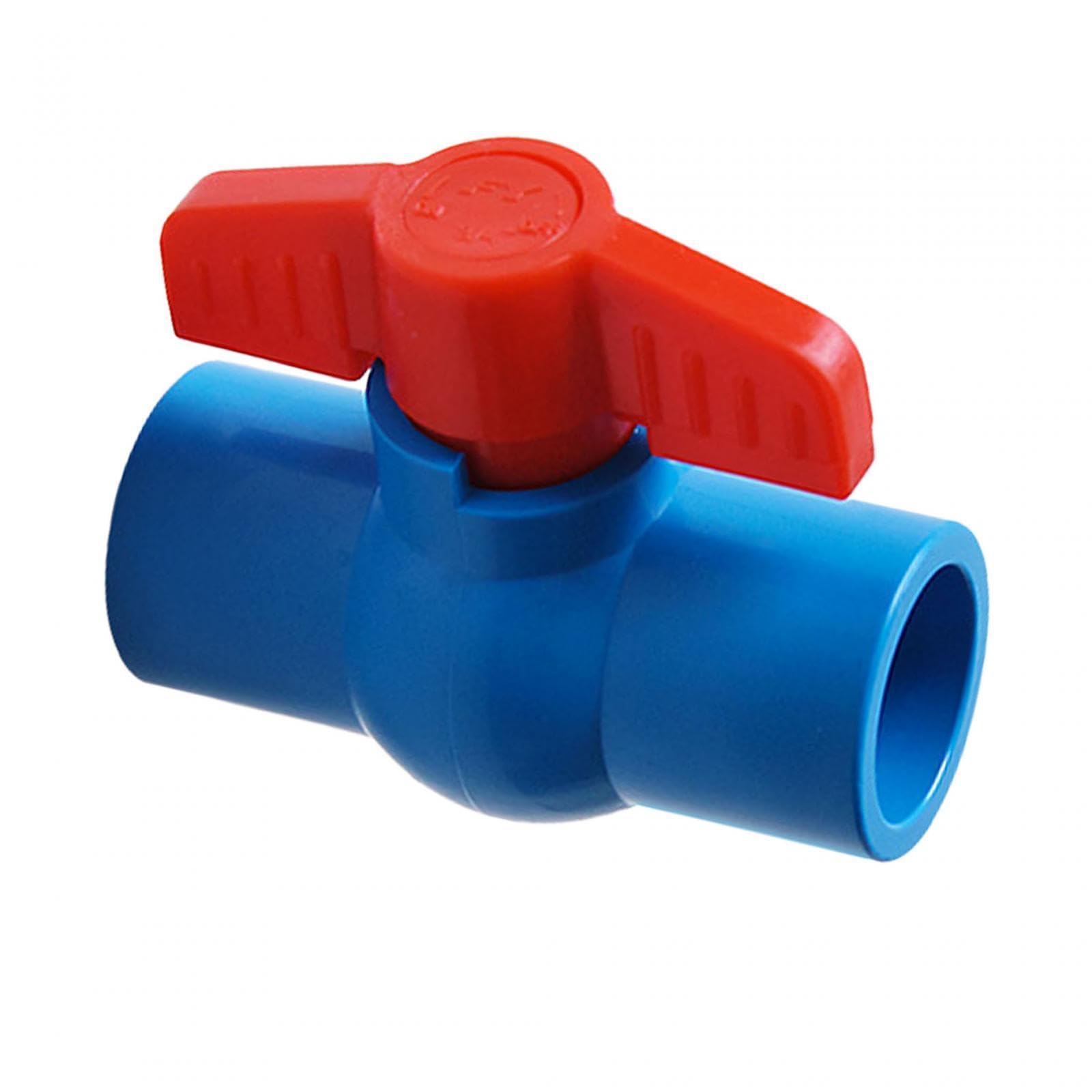 bnf® PVC Ball Valve Straight for Aquaculture Sewage Pipes Cold Water Supply Lines Blue 25mm|Home & Garden|Home & Garden|Home & Garden|1Pc Ball Valve-image-26