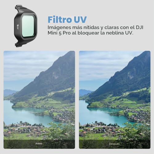 Filtros Diarios Freewell para DJI Mini 5 Pro Kit UV CPL LPR Glow Mist 2