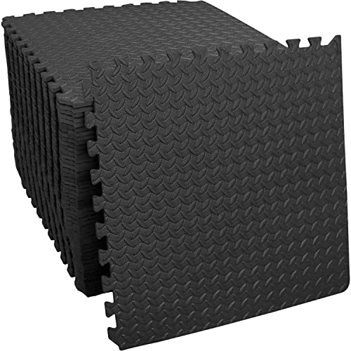 Nassboards EVA Foam Mat Tiles for Home Fitness, Camping, Play, Flooring Work - Great for Garage, Gym, Garden & Indoor or Outdoor Room - Padding, Protection & Non Slip Covering