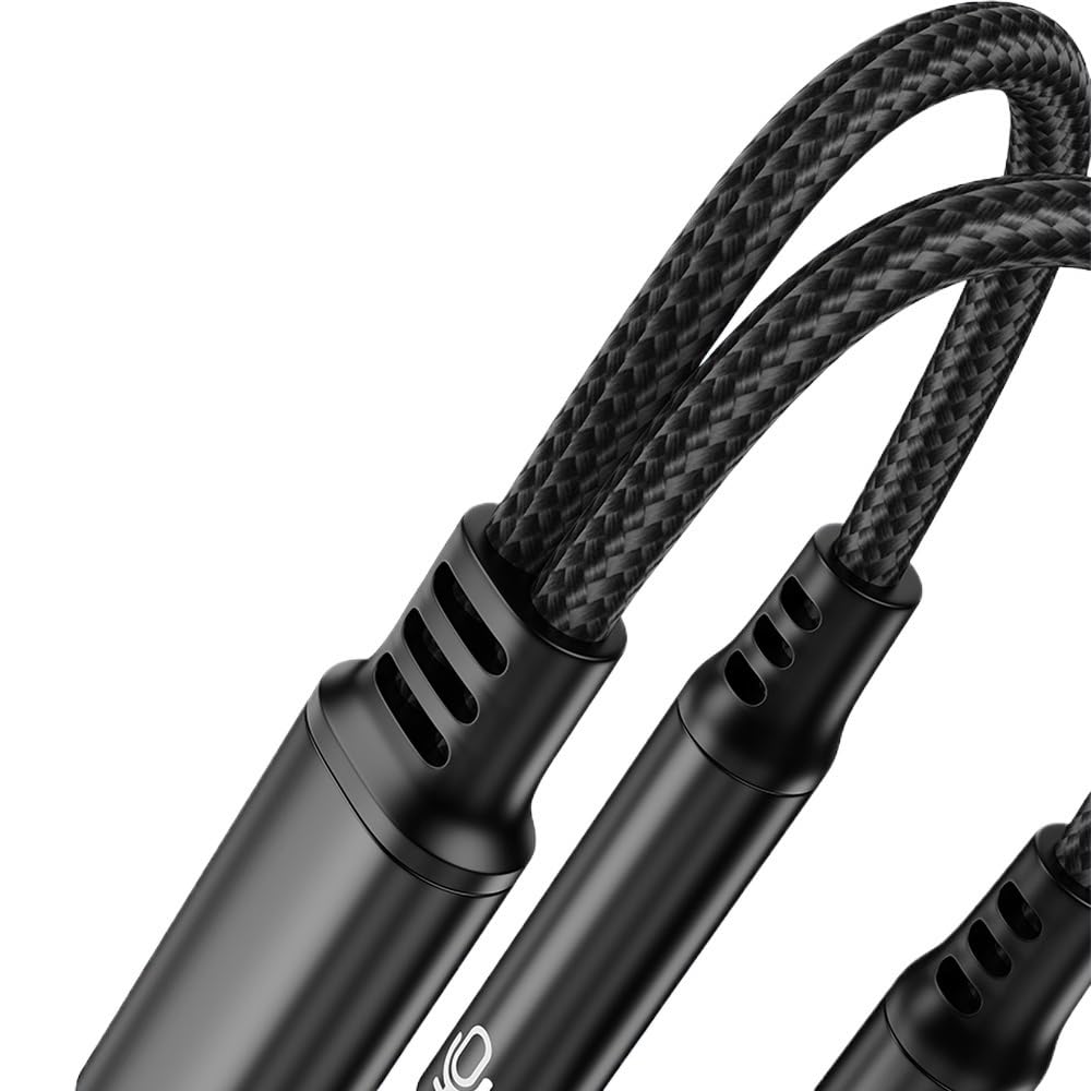 Adapter audio 2 w 1 typu C na podwójny 3,5 mm DAC mikrofon głosowy kabel złącza słuchawkowego (szara podwójna muzyka)