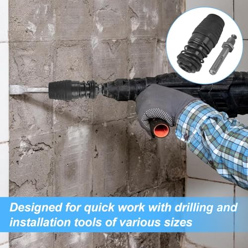 Mandrin SDS Max pour utiliser forets SDS Plus sans changer de machine - 8