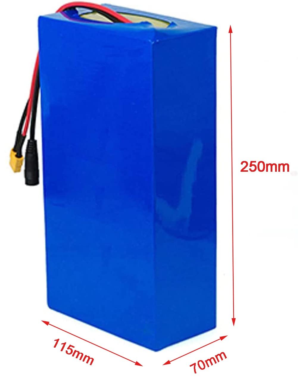 Batteria Litio 48V 38Ah Per Bici Elettrica - Con Caricabatterie, Per Kit Motore Fino A 2000W, Impermeabile E Sicura