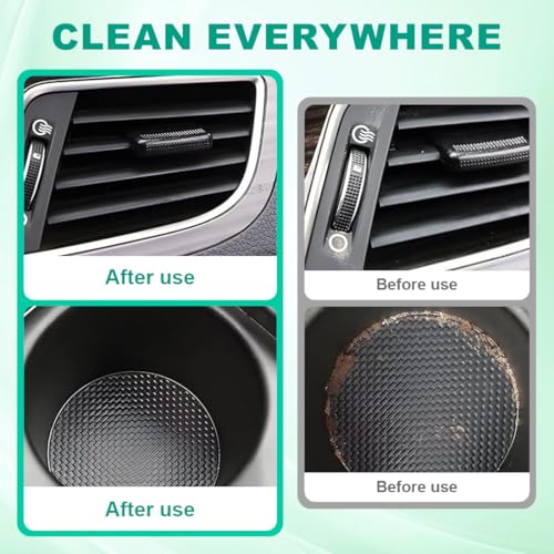 BEPSYOM 2 Pcs Tastatur Reinigung Gel für Laptops, Computers, Auto-Entlüftungsöffnungen, Taschenrechner (80g) (Grün)