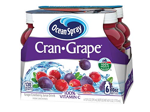 Ocean Spray Cran-Grape Juice Drink, 10 Ounce Bottle (Pack Of 6) #TOP2
