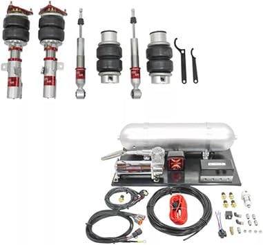 TruHart AirPlus Air Struts e+ Connect Pressure Mgmt For 05-14 Mustang