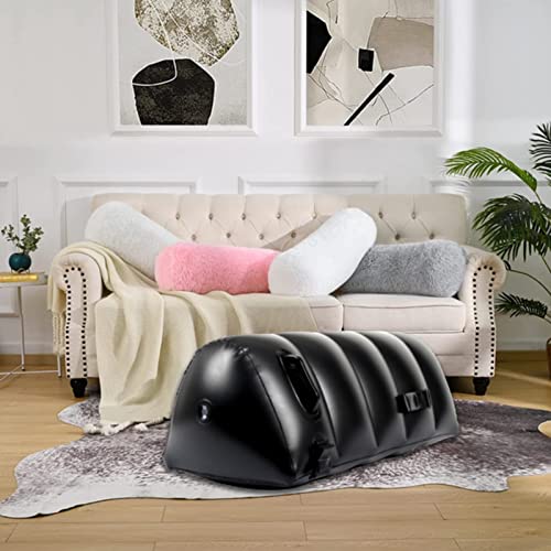 Plko Inflatable Pillow Cushion With Electirc Inflator,Travel Pillow Body Posture Support Pillow，Multi-Functional Cushion For Bedroom（Black） #TOP1