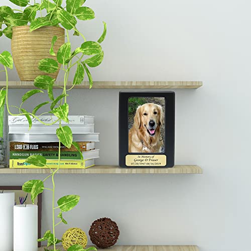 Newdream:pet Cremation Box,Pet Urns, Dog Cremation Box For Ashes, Ash Box For Cat Or Dog, Dog Urns For Ashes Wood Keepsake Memorial Urns. （Black M ） #TOP2