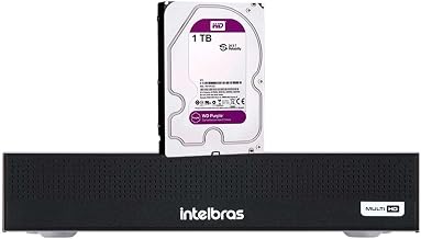 Gravador de Vídeo Digital Com Inteligência Artificial Intelbras MHDX 3004-C com Reconhecimento Facial 4 Canais e HD 1TB