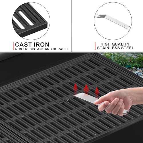 BBQ Grill Box Replacement Parts for Camp Chef Deluxe BBQ Grill Box, Accessories for Camp Chef Most 2 Burner Stoves 14'' Cooking System, for BB60X 14 in x 32 in x 10 in by soldbbq - Image 7