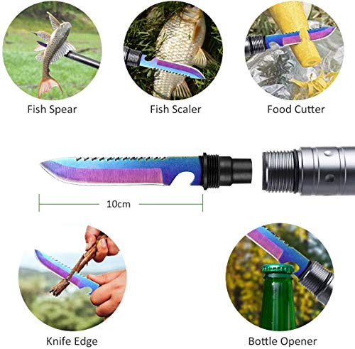 Survival Shovel Multitool , Mosfiata Camping Folding Shovels, 16 In 1 Military Shovel With 17.7-29.9Inch Lengthened Handle And Adjustable Non-Slip Aluminum Tube For Camping Car Hiking Garden Etc. #TOP4