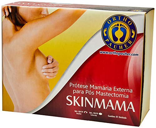 Prótese Mamária Ext Pós Mastect Skinmama, Ortho Pauher, Branco, 6