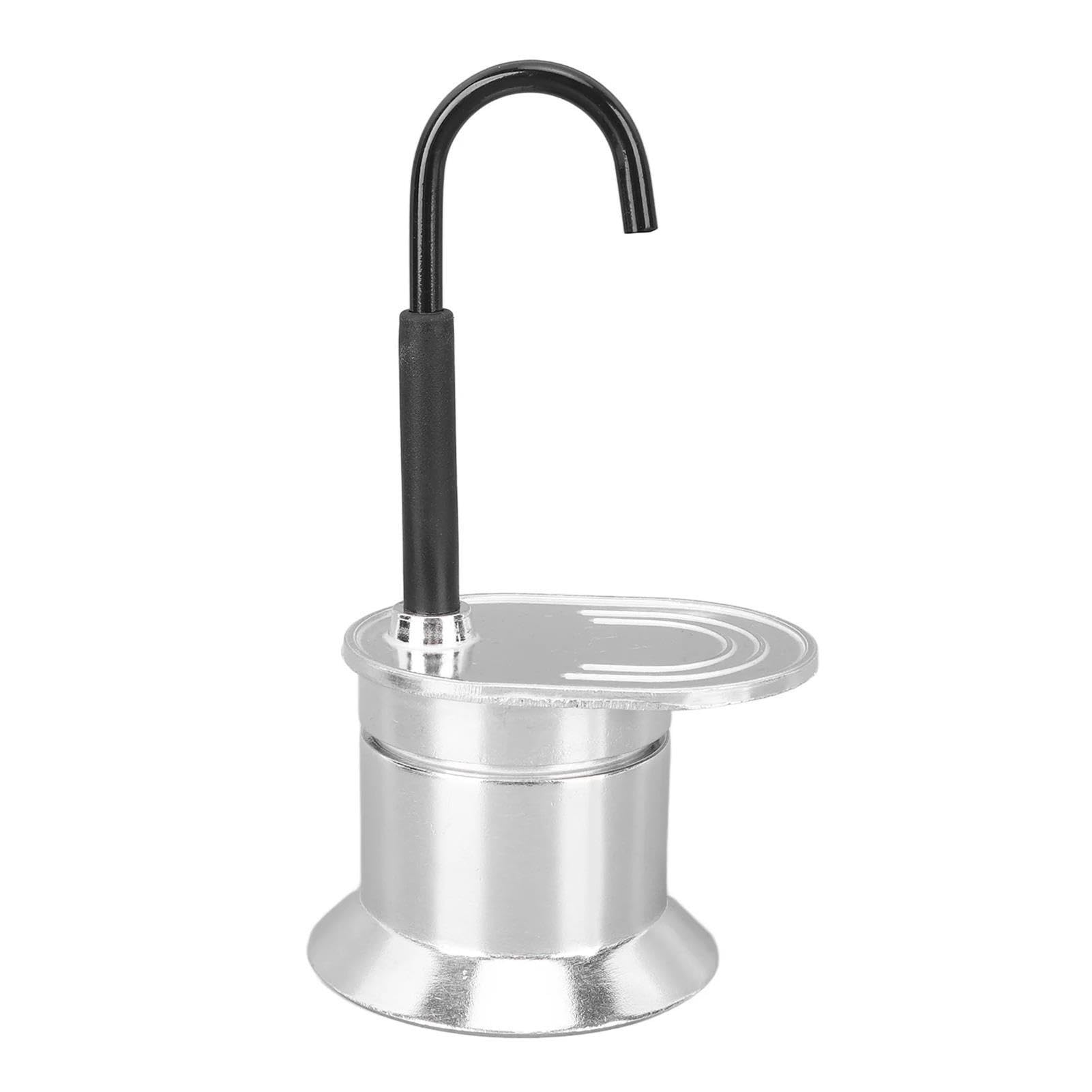 Generico Moka 50ml Tubo Singolo Caffettiera Espresso Alluminio da Viaggio