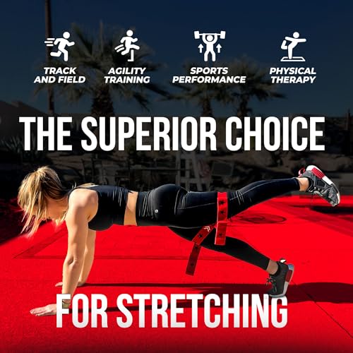 Two8 Bands Multi Loop Bands - Athletic Training Bands, Sports Performance Equipment Strength Conditioning Bands, Speed & Agility Bands - Resistance Bands for Strength Training Legs, Knee, Hip & Back
