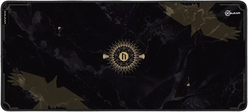 Mousepad Gamer Kalkan Gaze Extended Preto Control Tecido 900x400x4mm KLK00064