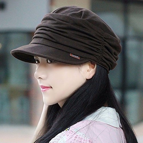 Hüte für Frühling Sommer Mode LG TV Top Cap, braun