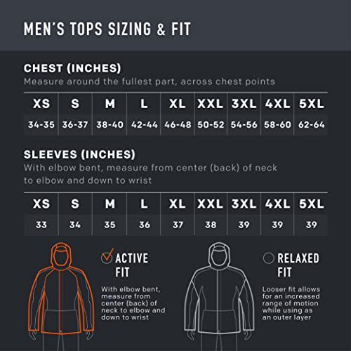 Grunden’s Men’s Dillingham Tech Sweatshirt Hoodie | Insulated, Moisture Wicking, Olivine Heather, Large #TOP5