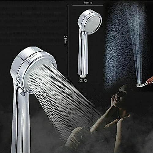Panel de ducha torre de acero inoxidable con sistema de masaje por lluvia y juego de boquillas - Negro 8006L miniatura 6