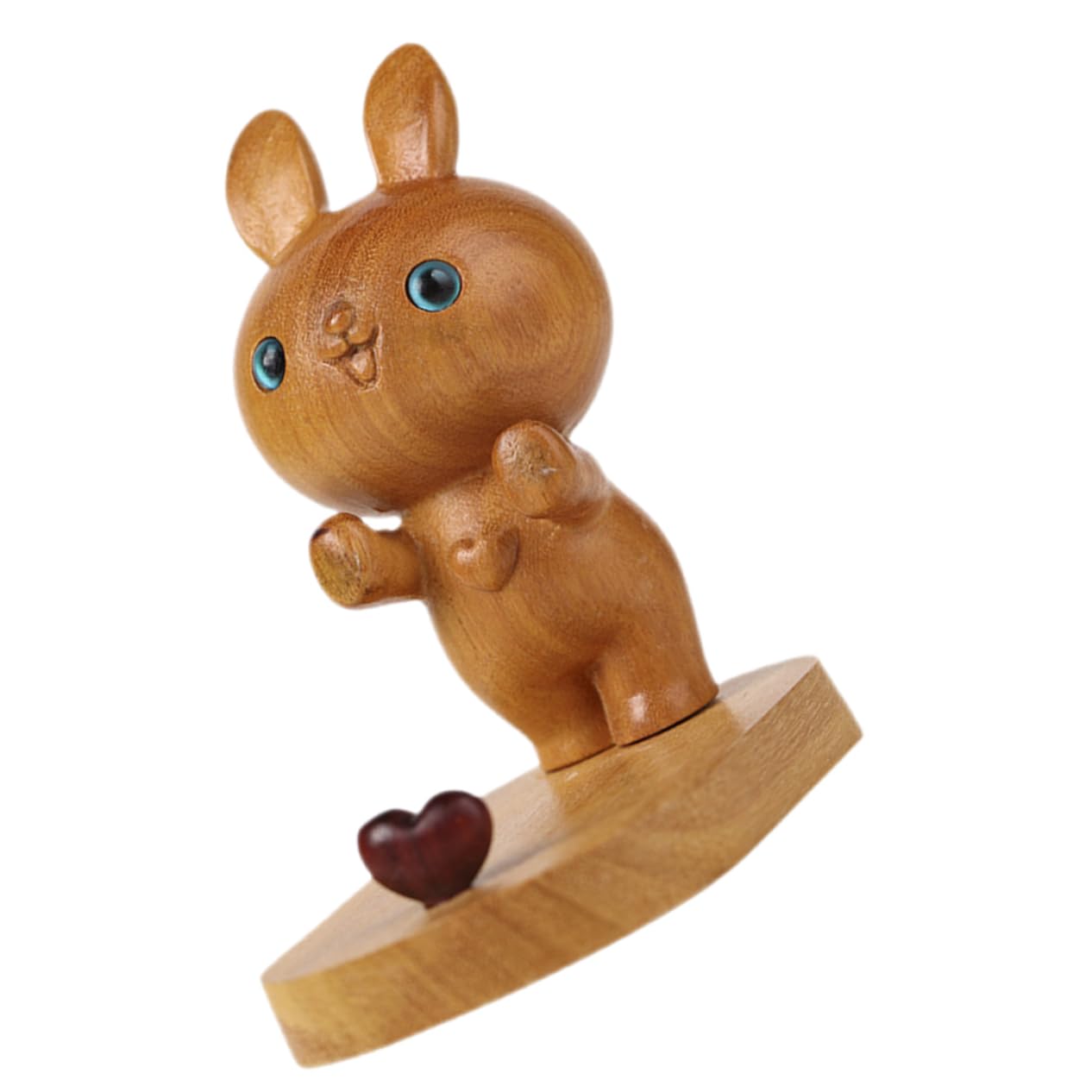 Housoutil 4 Stücke Entzückende Telefon Ständer Desktop Handy Holz Handy Ständer Einzigartiges Design Freunde Familie