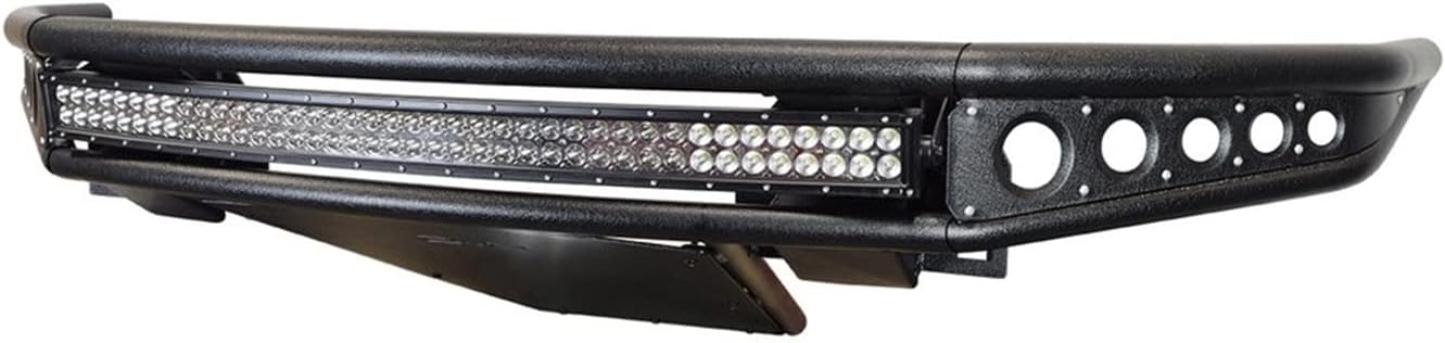 DV8 Offroad | FBFF1-04 | Front Tube Bumper fits 2009-2014 F-150 | Baja Inspired | 3pc Modular Construction | 40" Dual Row LED Light Bar Included