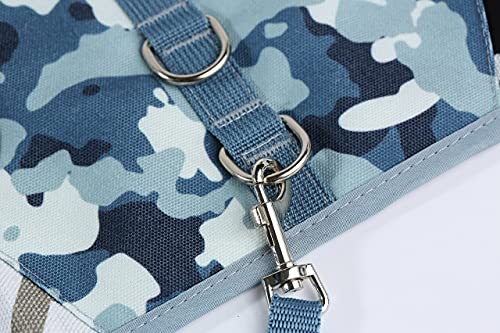 Yizhi Miaow Cat Harness And Leash For Walking Escape Proof, Adjustable Cat Vest Harness, Padded Stylish Cat Walking Jackets, Grey Camo, Large #TOP5