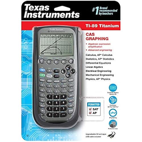Texas Instruments TI-89 Titanium Graphing Calculator (packaging may differ) (Renewed)