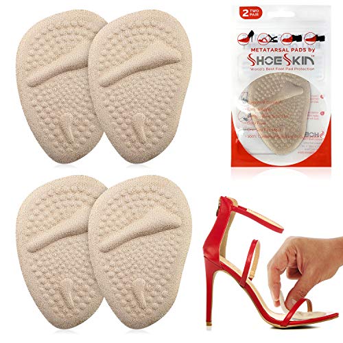 Image of Metatarsal Pads for Women & Men - Ball of Foot Cushions for Pain Relief - Comfortable, Nonslip, Reusable, Light and Great for High Heels