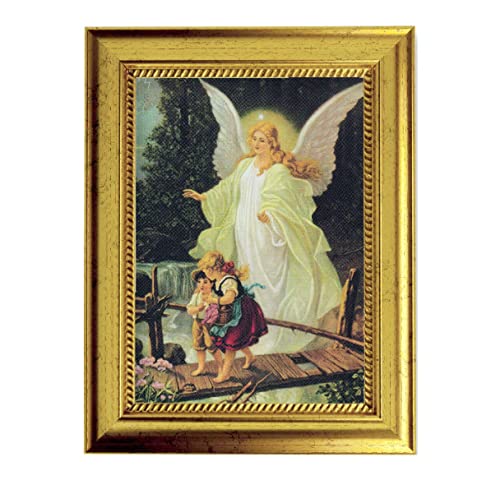 Guardian Angel with Children on Bridge 6-3/4