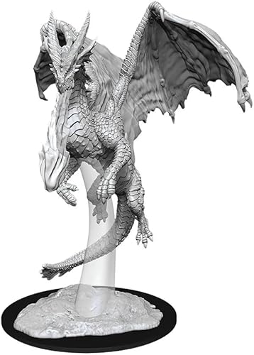 WizKids D&D Nolzurs - Maravillosas miniaturas Upainted - Wave 11 Young Red Dragon