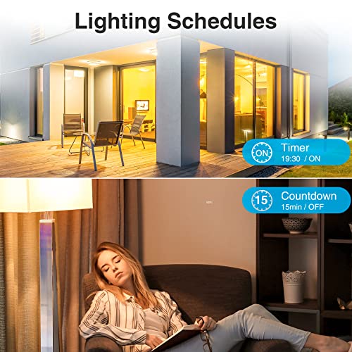 Ohmax 3 Way Smart Switch, Wi-Fi Light Switch Work With Alexa And Google Home, Schedule Timer, Neutral Wire Required,3-Way Installation And No Hub Required, Fcc Listed,2.4Ghz Only(1Pack) #TOP5